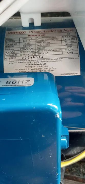 Pressurizador de água Komeco TP 825 - Foto 2