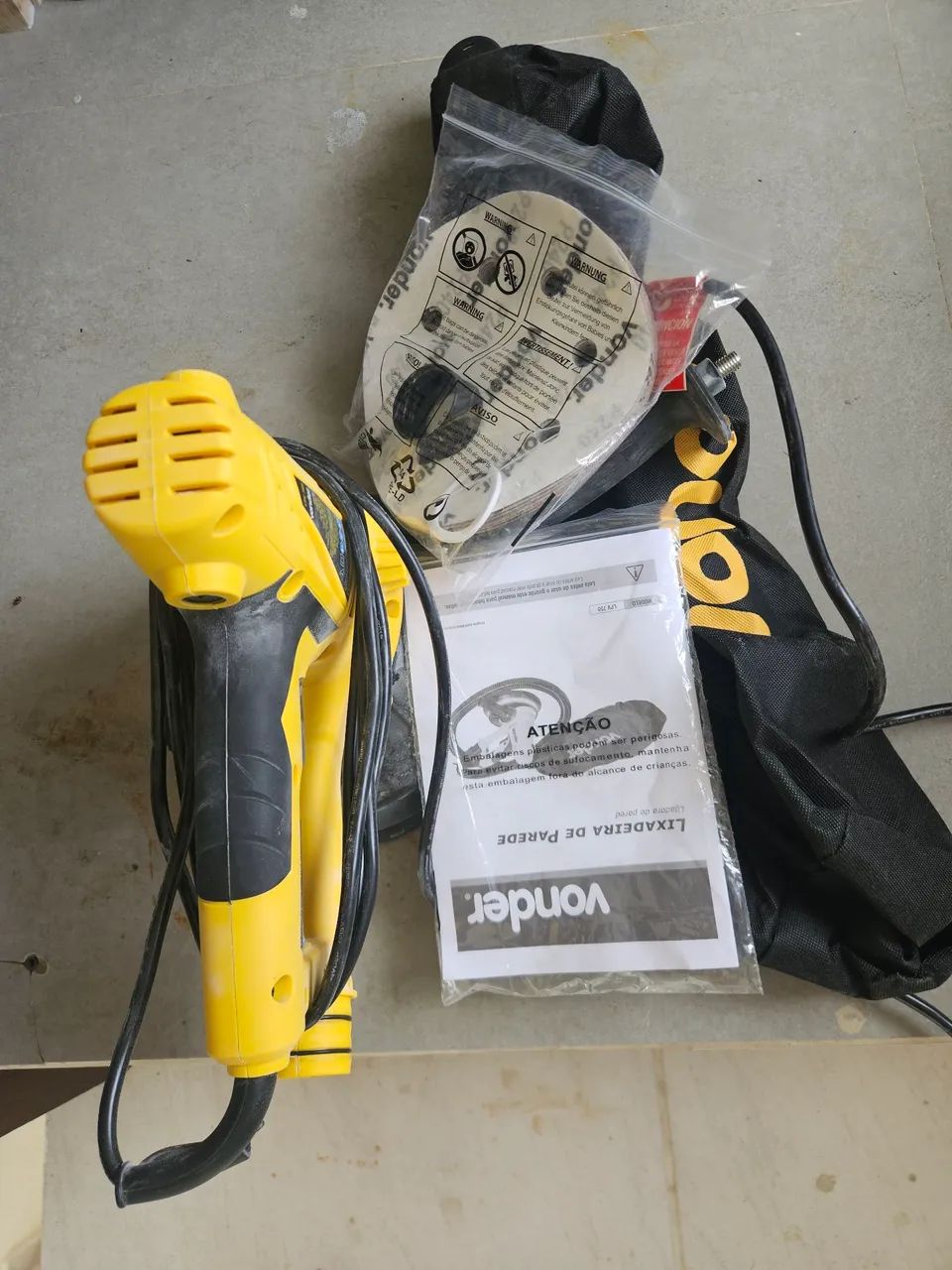 Lixadeira de Parede Vonder LPV 750 - 750W - Foto 4