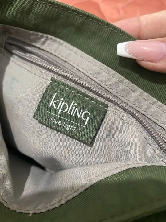 Bolsa Kipling Verde - ORIGINAL - Foto 3