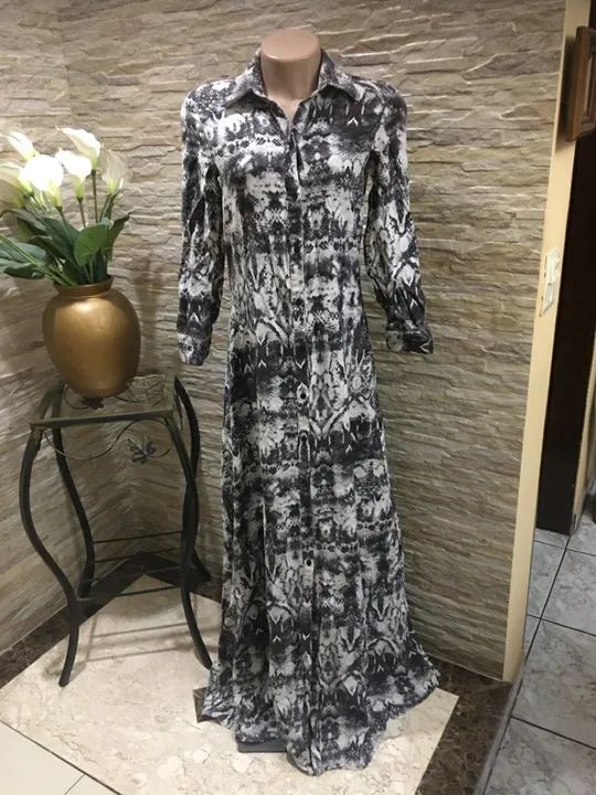Vestido Longo Estampado TVZ