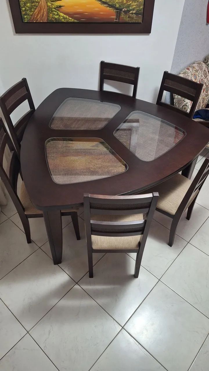 Conjunto mesa triangular/diagonal  - Foto 2