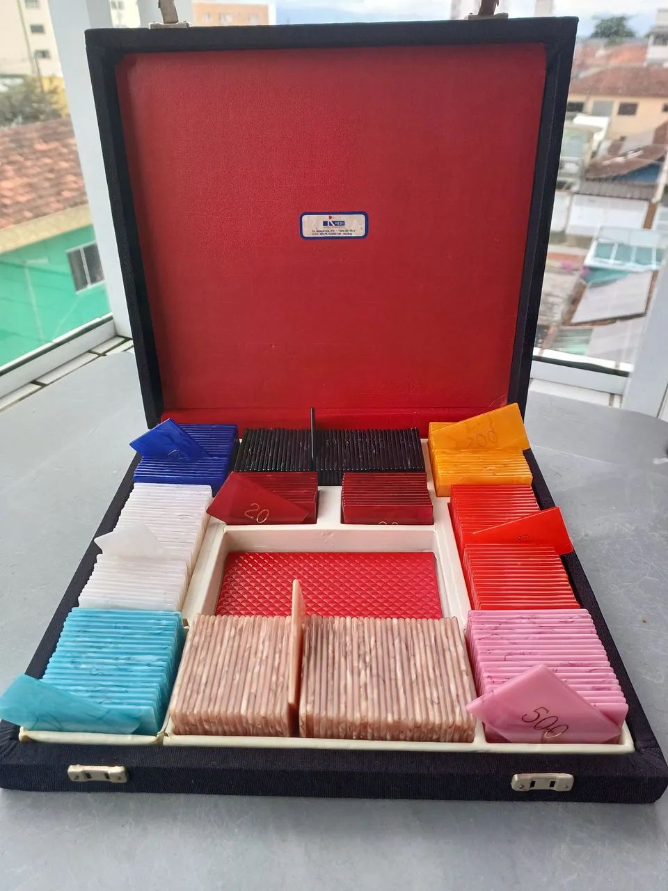 Fichário para Poker no estojo original