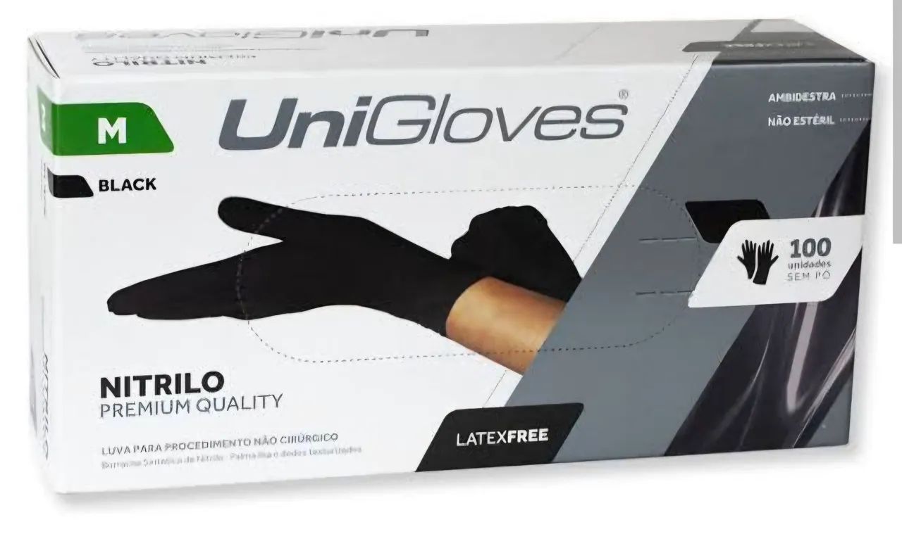 Luvas Procedimento latex nitrilica vinil - Mega Promoção