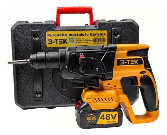 Martelete Furadeira Perfurador Portátil 2 Bateria 48v Bivolt BT