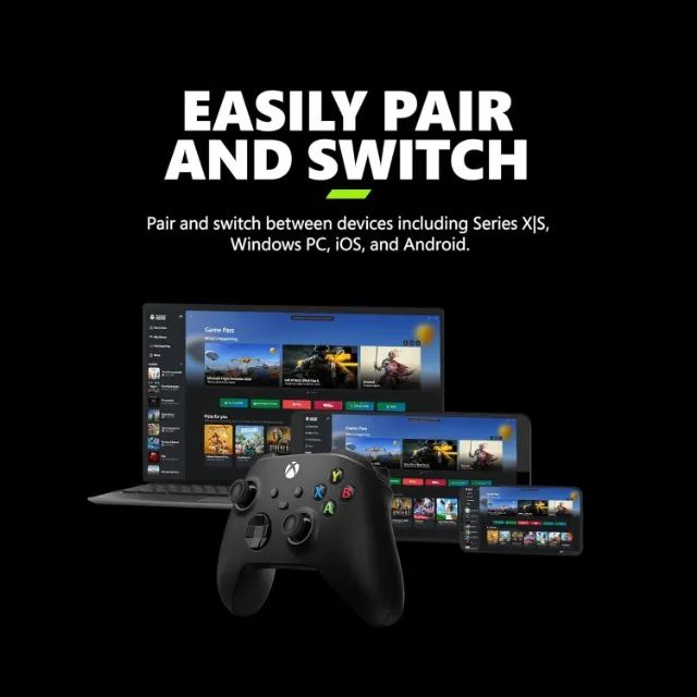 Joystick Carbon Black Xbox X/S Microsoft - Foto 4