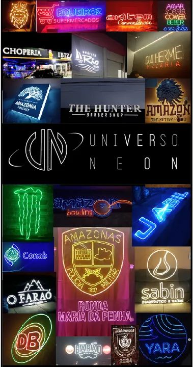 Placas, letreiros, fachada, acrílico, led neon e luminosos em geral