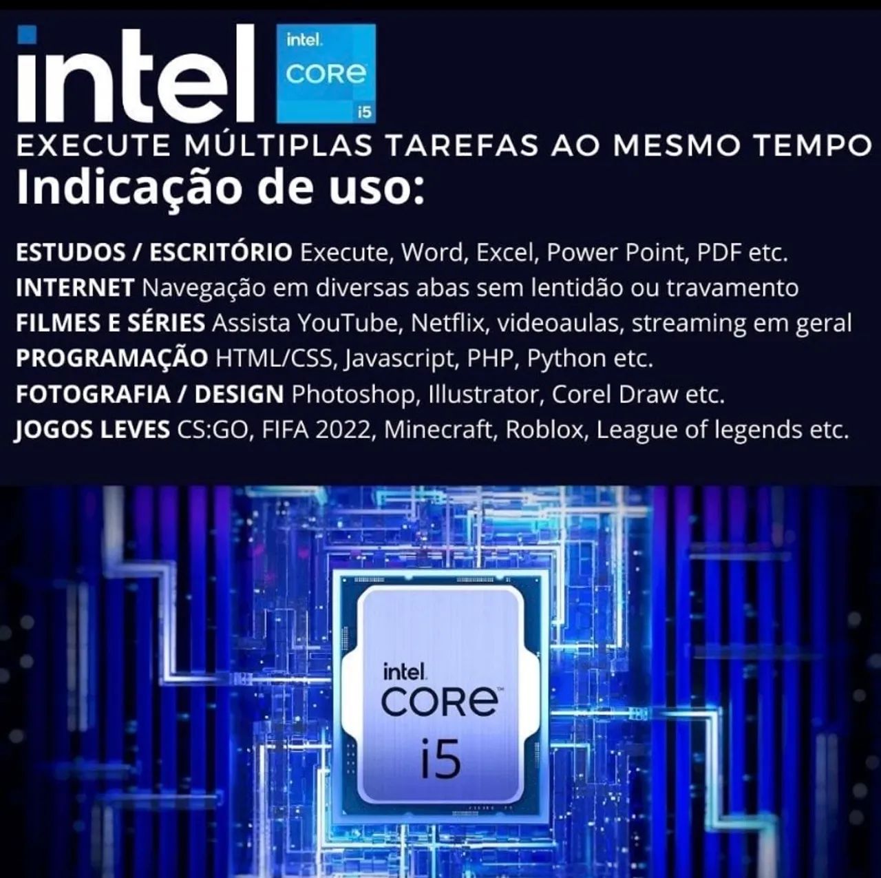 Computador Intel menos de 3 meses de uso. - Foto 2