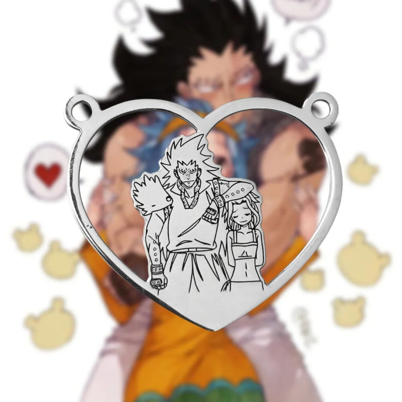 Pingente + Colar Gajeel e Levi - Fairy Tail - Foto 2