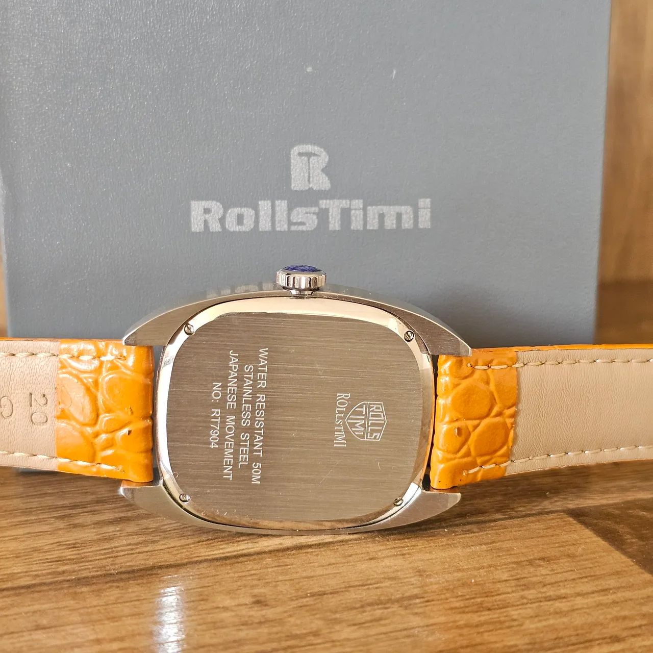 Relógio Rolls Timi Quartzo vidro cristal de safira.  - Foto 4