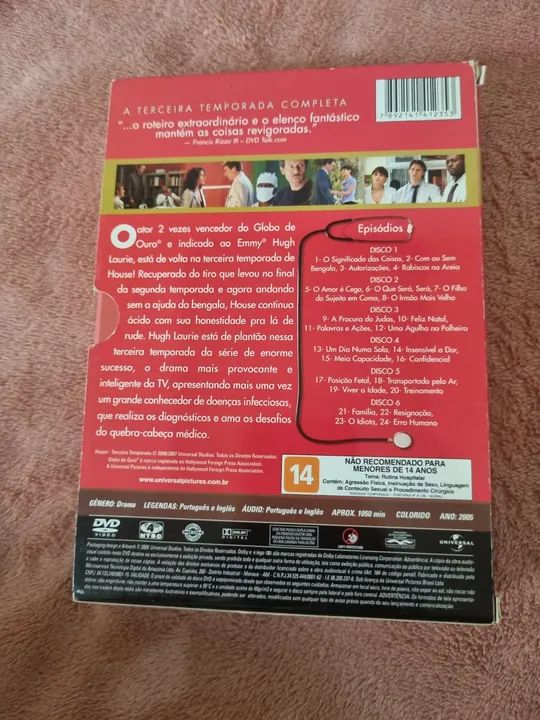 Box dvd série House terceira temporada  - Foto 2