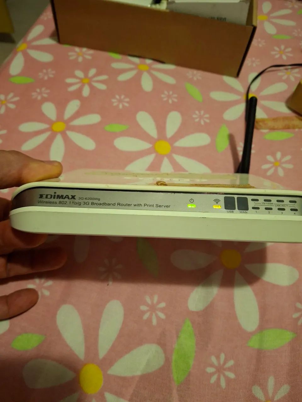 Roteador 3G Edimax 3G-6200Wg com Print Server