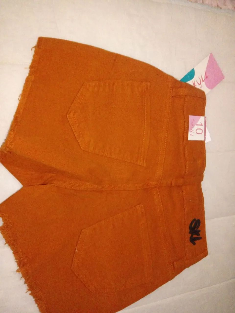 Short jeans na etiqueta -infantil  - Foto 2