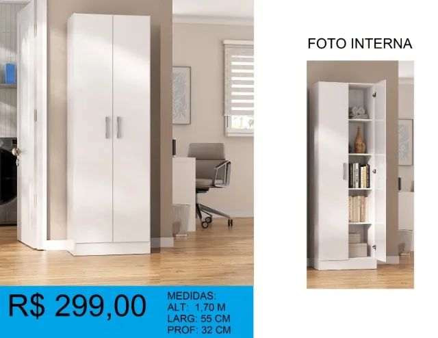 Multi uso em madeira - Entrega e montagem GRATIS