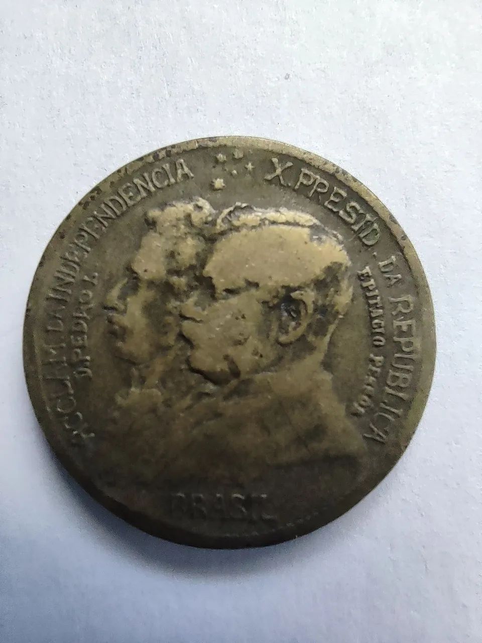 MOEDA COMEMORATIVA 7 de SETEMBRO 1922 - 1000 Réis - Foto 2