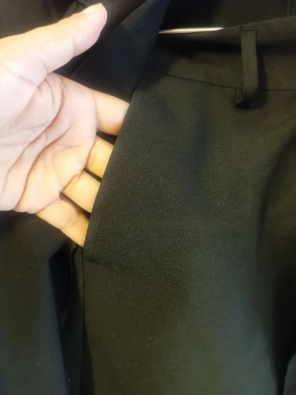 Calças de tecido preto - Elegância e conforto