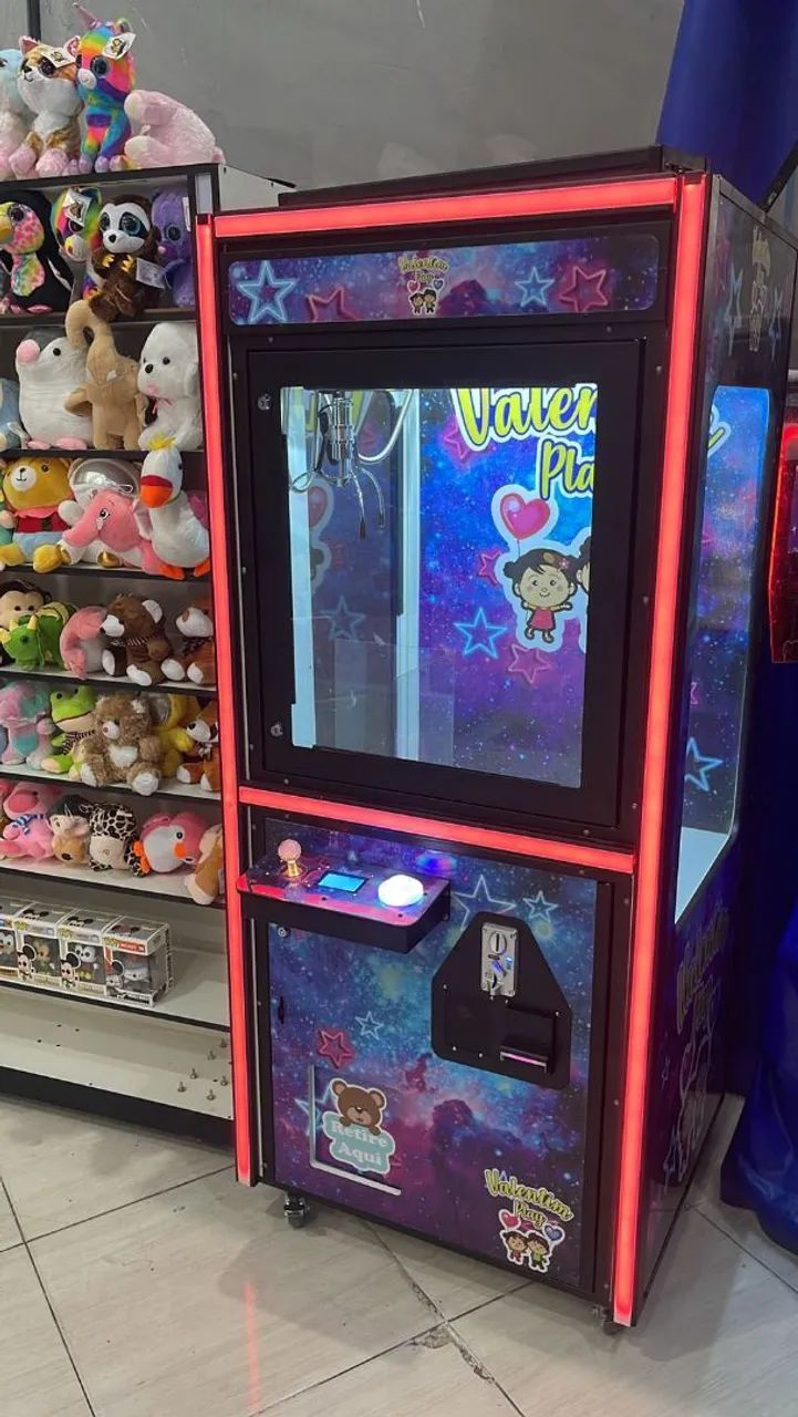 Aluguel máquina de pelúcia  300.00
