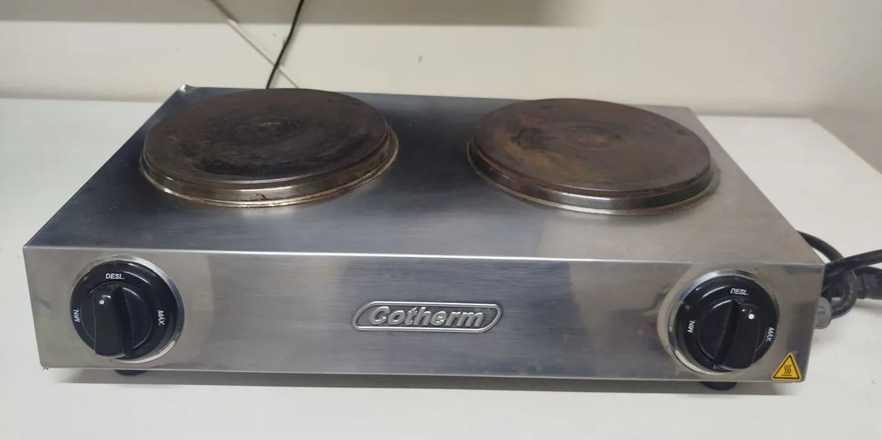 Fogão Elétrico Duplo Cotherm inox 