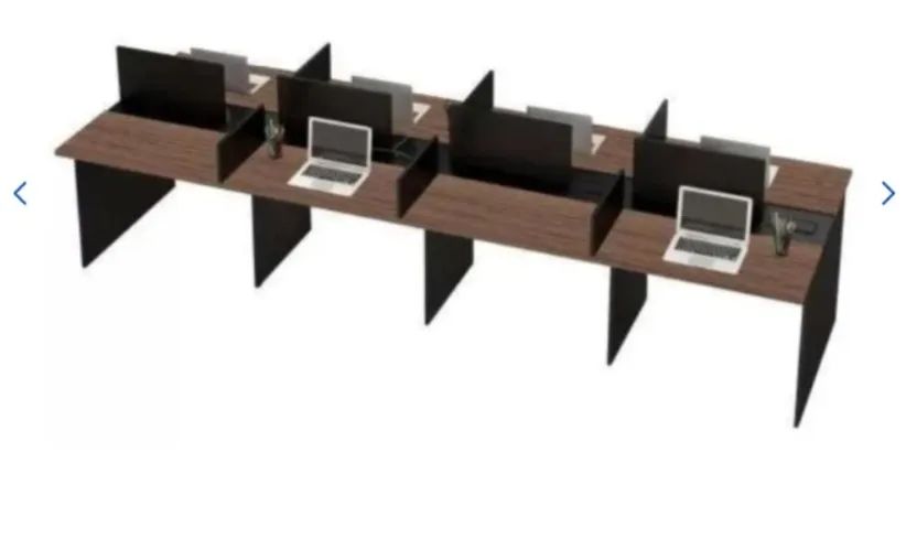 Mesa Escritório Plataforma 8 Lugares 3,60x1,20 - Foto 3