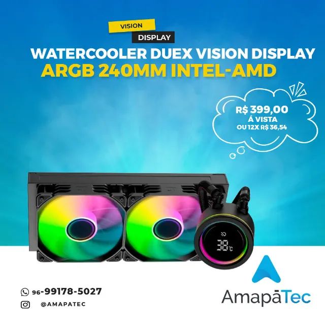 Water Cooler Duex Vision Display 240mm