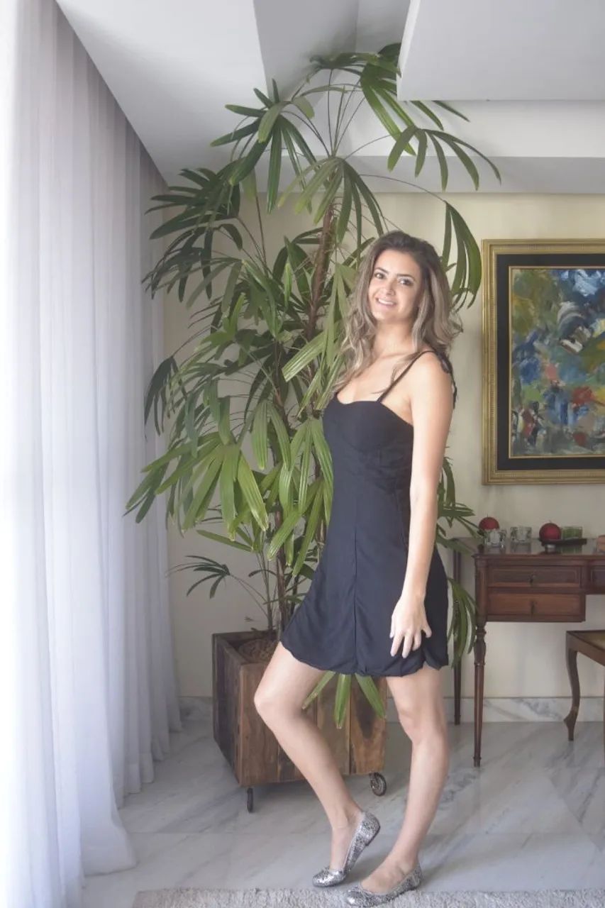 Vestido preto M ou G - Foto 3