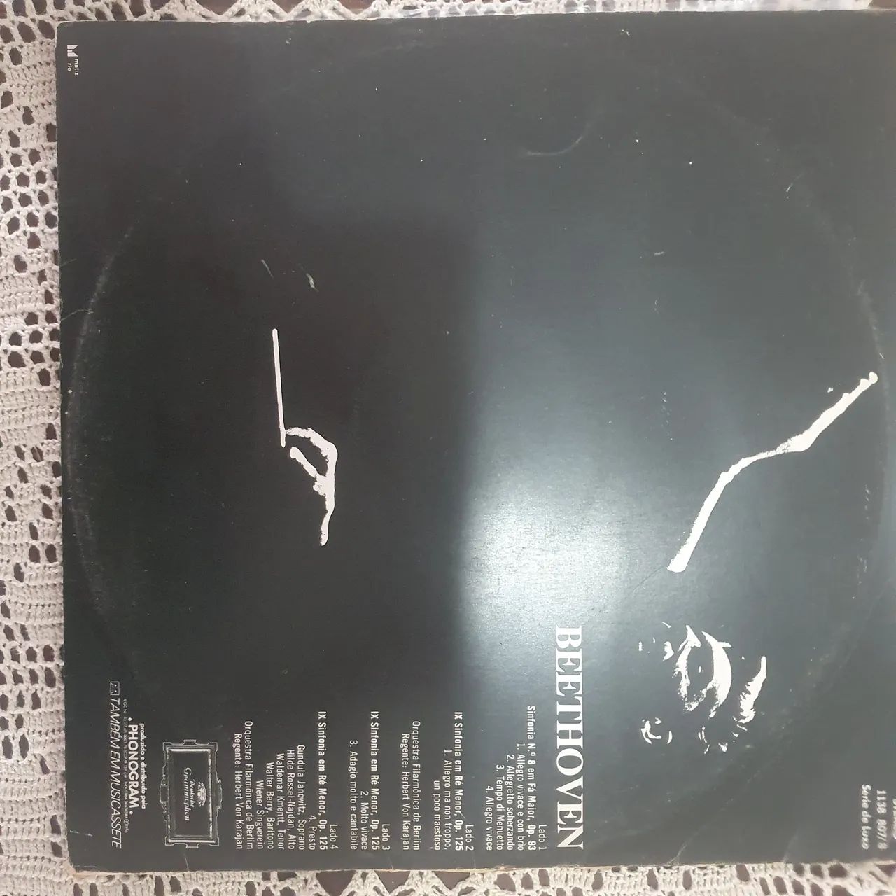 Disco de Vinil Beethoven Sinfonia 8 e 9 - Foto 2