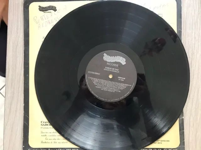 Disco de vinil grupo Cravo e Canela  - Foto 3