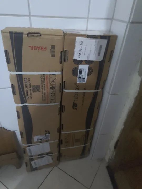 Piso Vinílico Clicado Régua Amadeirado Por 6M² Cor Cerejeira - Tubrax - Foto 6