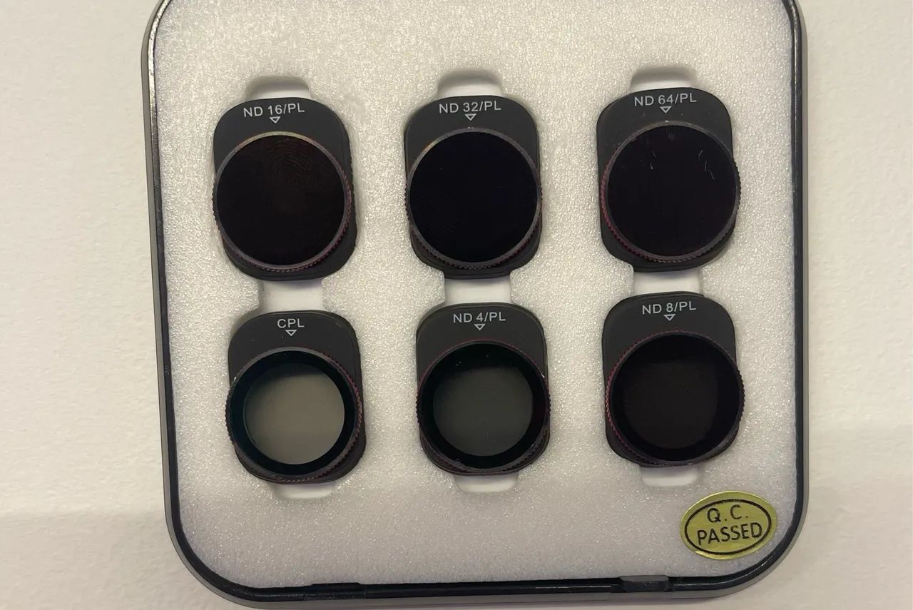 Kit de Filtros ND para Câmera - 6 Peças