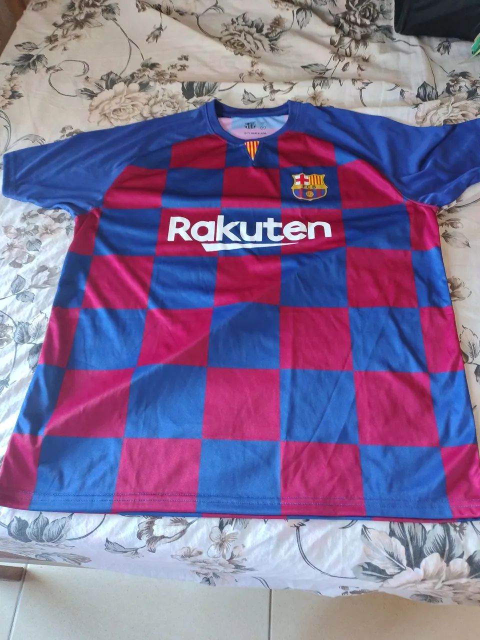 Camisa do Barcelona - Rakuten, Unicef.