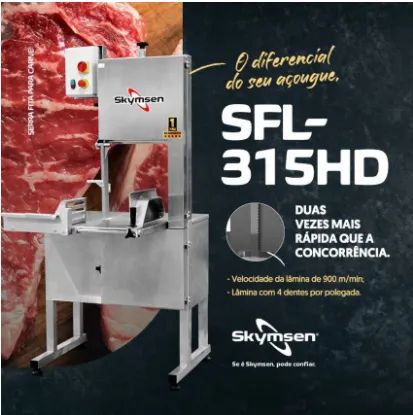 SERRA FITA PARA CARNE INOX 2cv. (Ezequiel)  - Foto 4