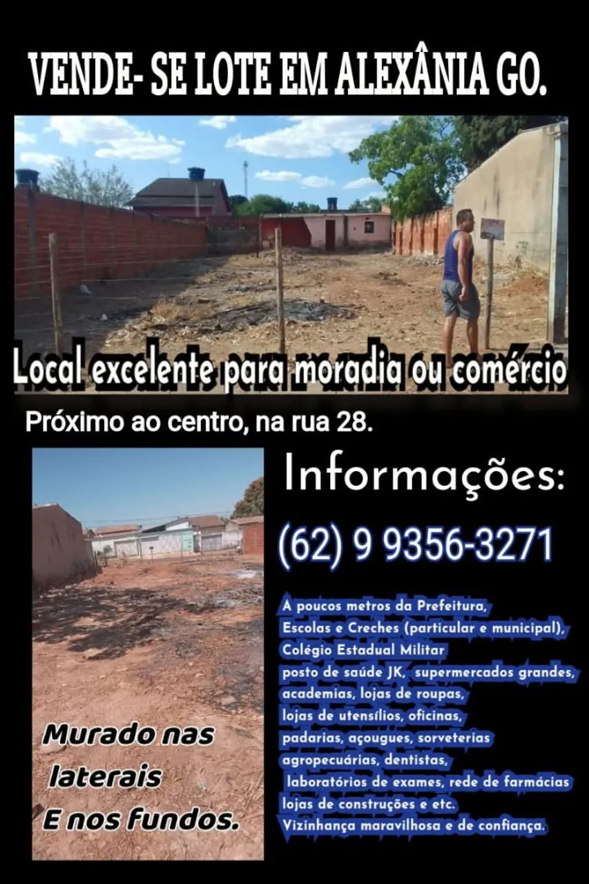 LOTE EM ALEXÂNIA GOIÁS