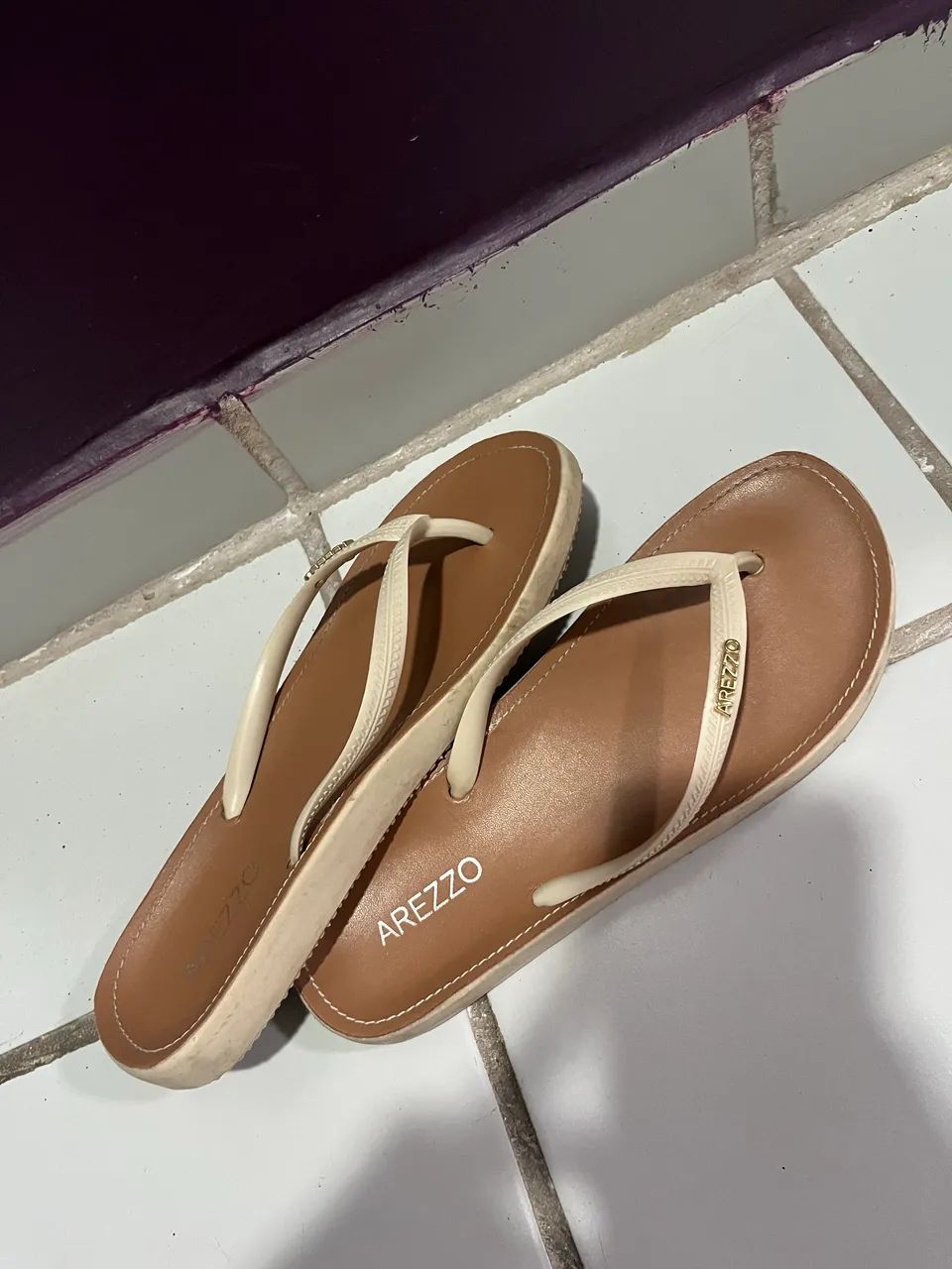 Sandália de praia AREZZO - Foto 2