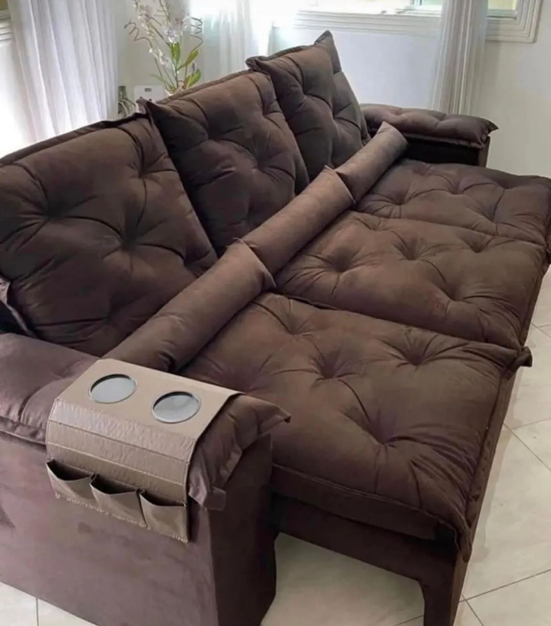 SOFASSÃO RETRATIL RECLINAVEL 2,70CM BARATO 