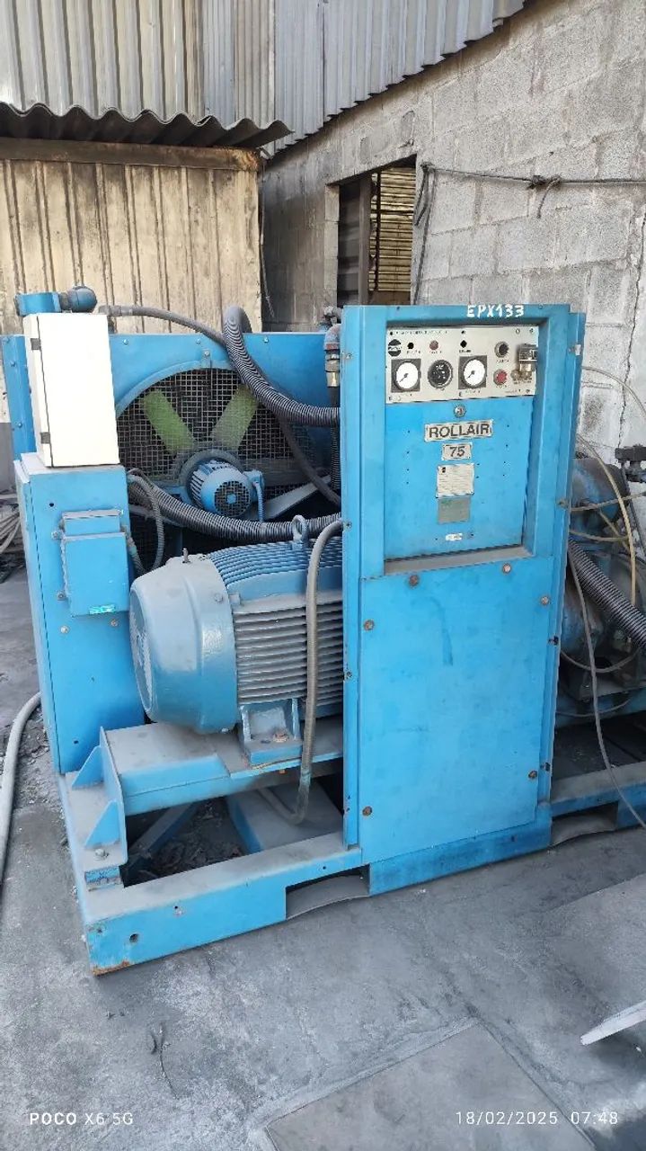Compressor de Ar Rolair 75
