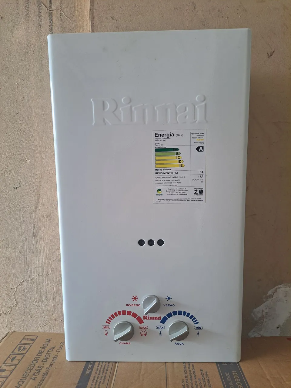 aquecedor rinnai 15 litros aquecedor rinnai 15 litros