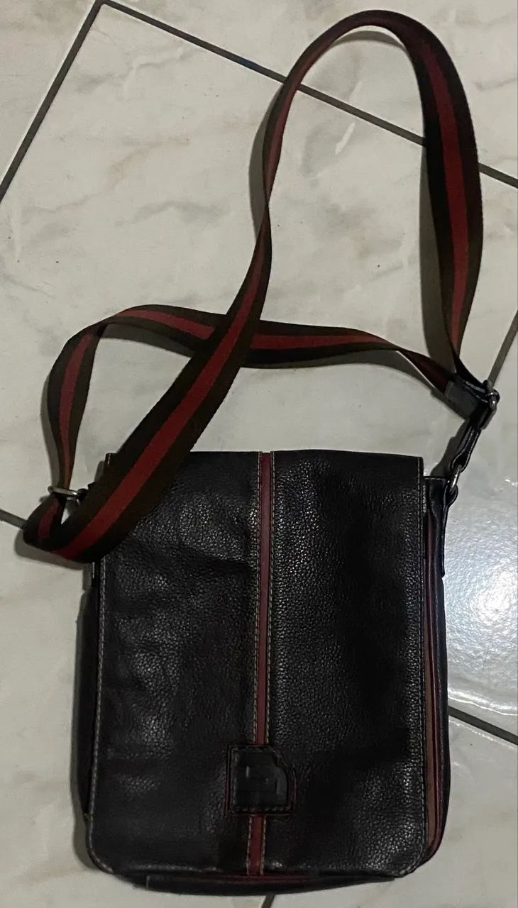 ? Bolsa Transversal Masculina em Couro ? Estilo Clássico e Sofisticado por R$ 79,99 - Foto 5