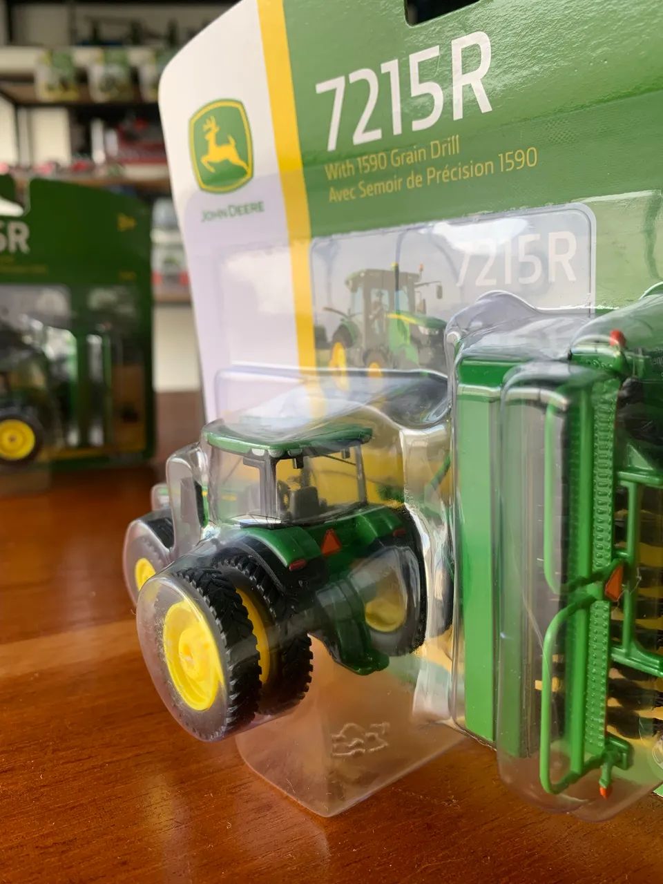 Miniatura John deere 7215R + plantadeira 1590 - Foto 4
