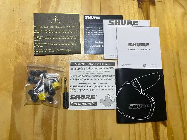Fone de Ouvido Monitor Profissional In-Ear Shure SE425 Perfeito Estado Na Caixa - Foto 3