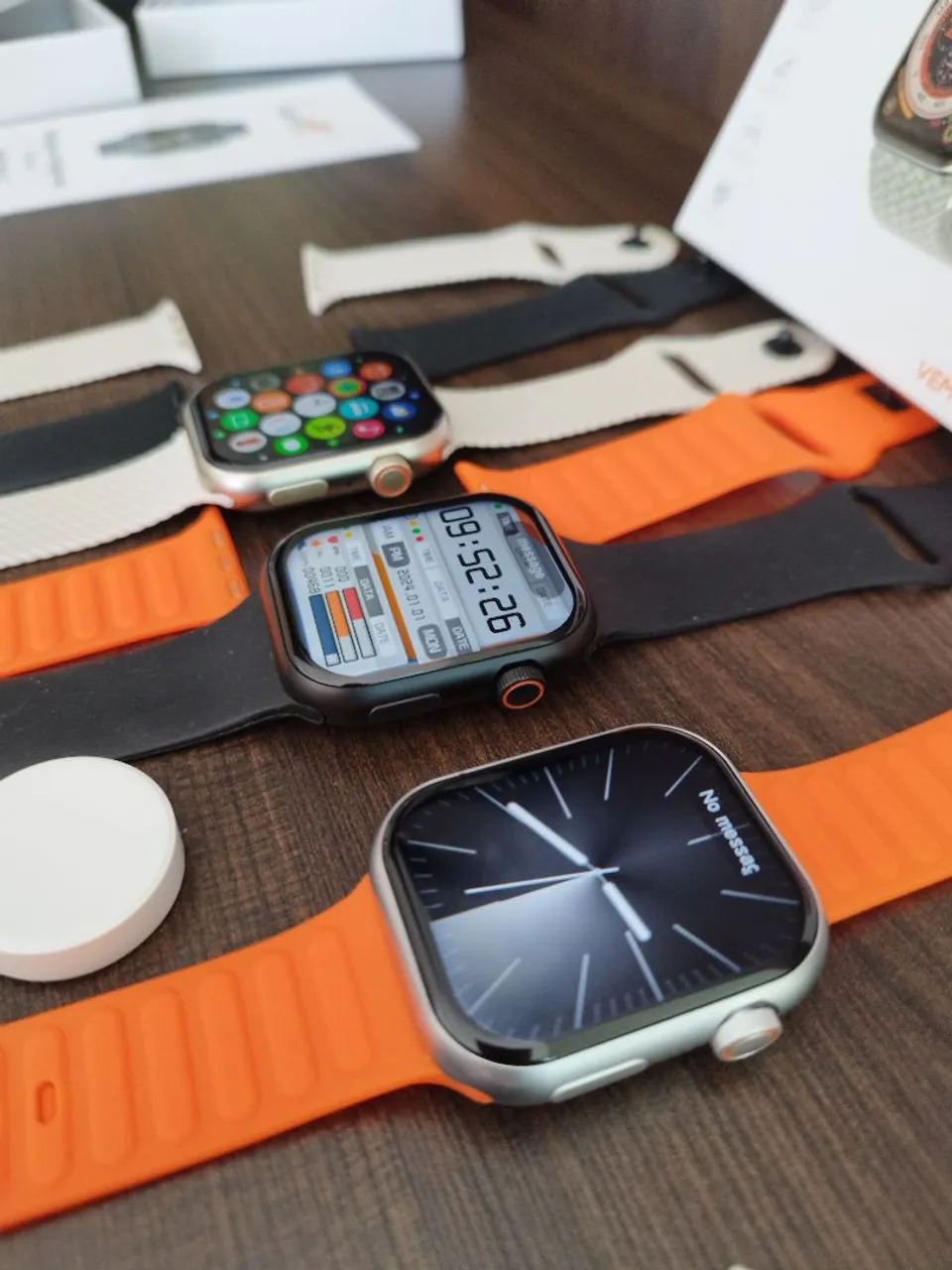 Smartwatch W69 MAX 3 Pulseiras Top de Linha - Diversas Cores e Funções