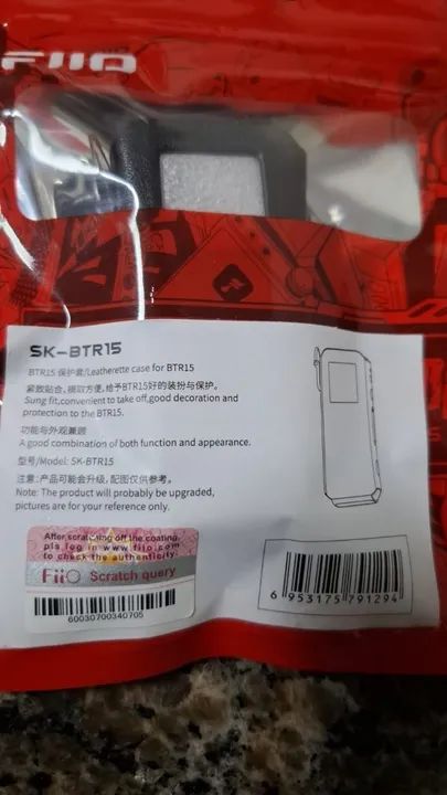 Case de Couro do DAC/AMP FiiO BTR15 - NOVO - Foto 3