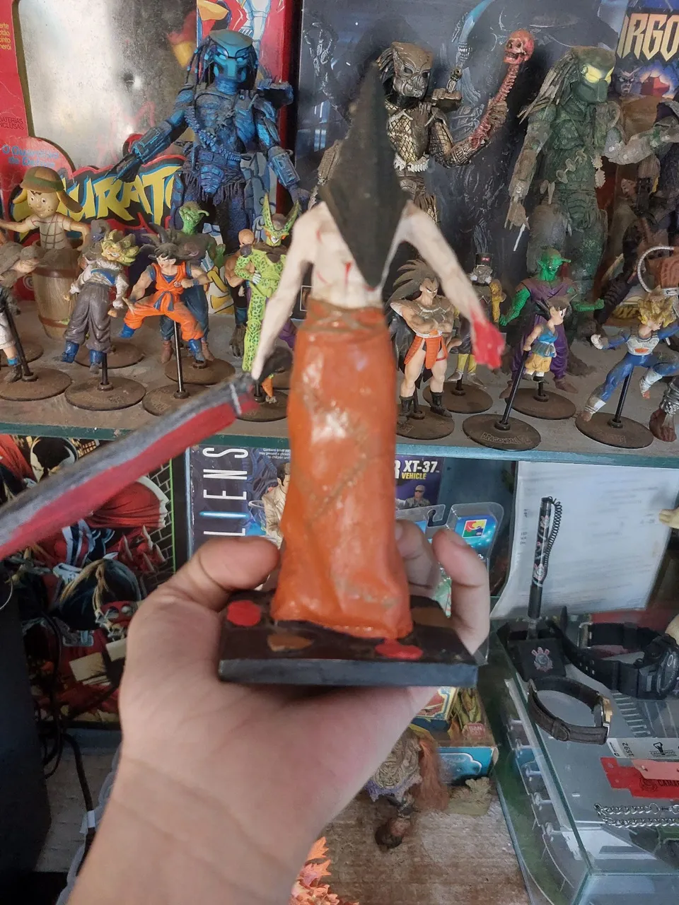 Boneco do Pyramid Head - Silent Hill - figura de resina