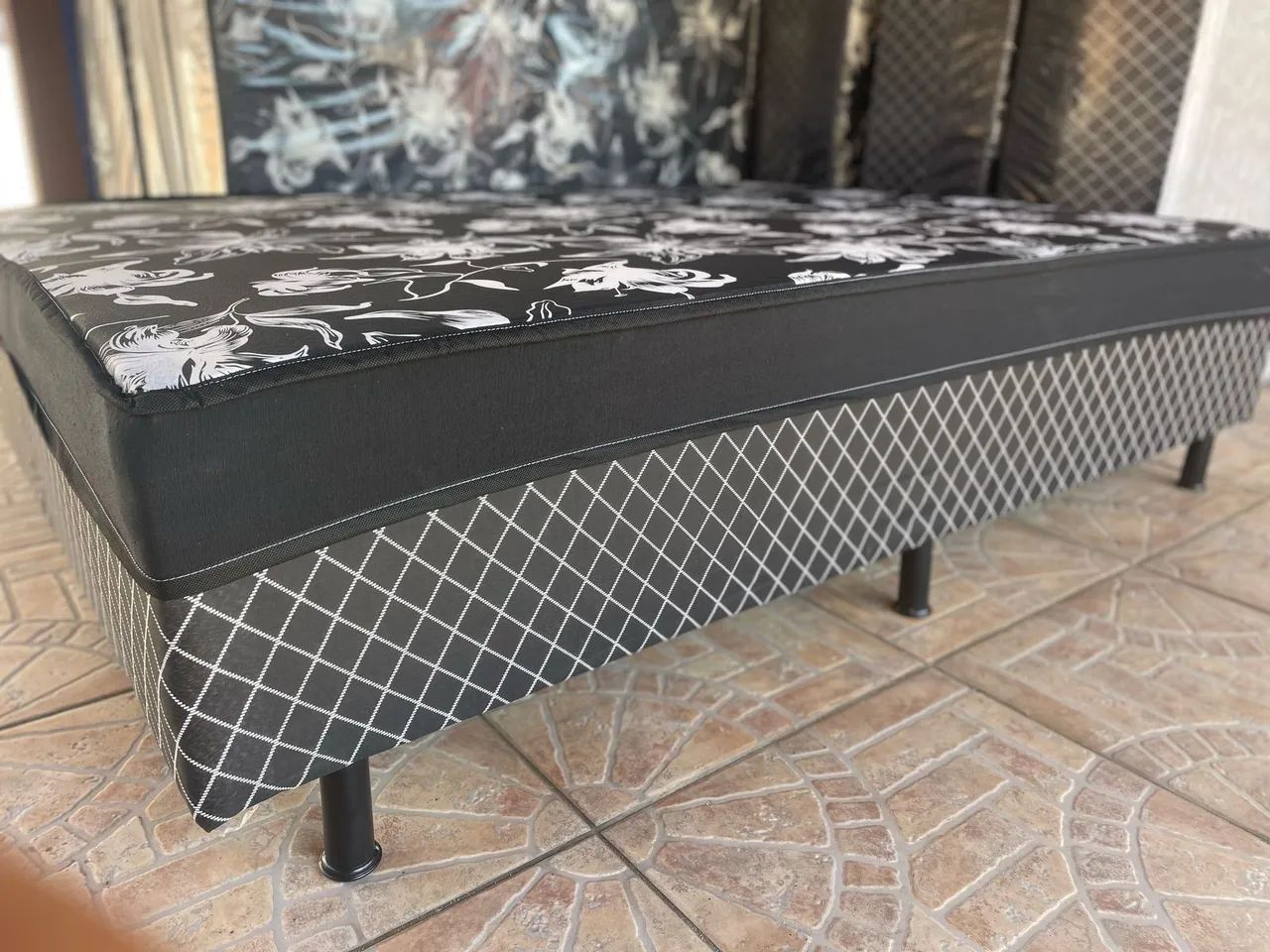 Cama Box Casal conjugada Floral Exclusivo - Foto 2