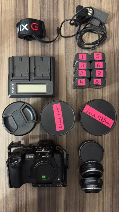 KIT DE CAMERA GH5 COMPLETO