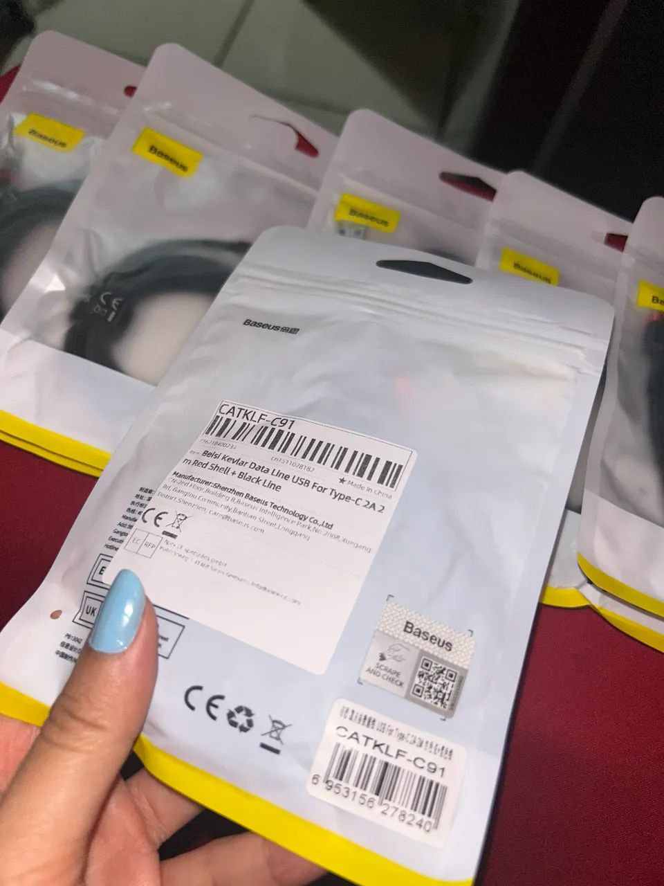 Cabo Baseus USB/tipo-c 2 metros carga rápida QC 3.0 - Foto 5