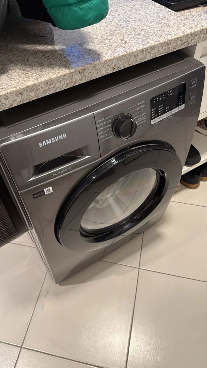 Samsung Lava e Seca WD11M com Digital Inverter WD11M4473PX Inox Look 11/7kg - 110V