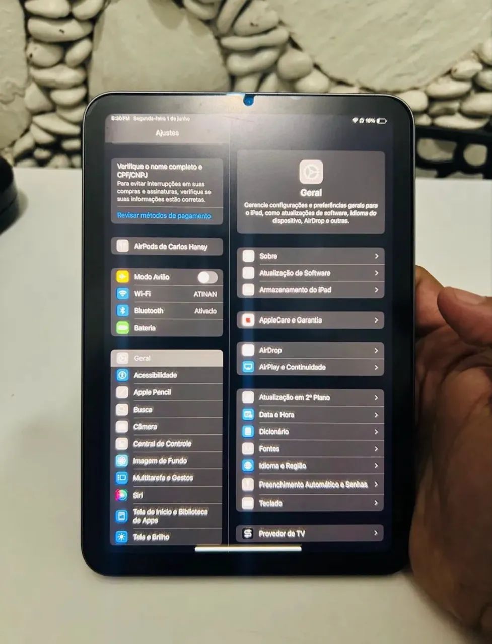 iPad mini 6ª geração -256GB- SEMINOVO - Foto 5