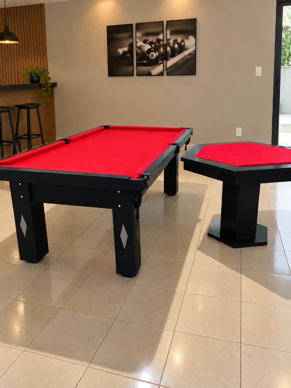 Mesa de Sinuca em Madeira + Acessórios | À Vista - Foto 3