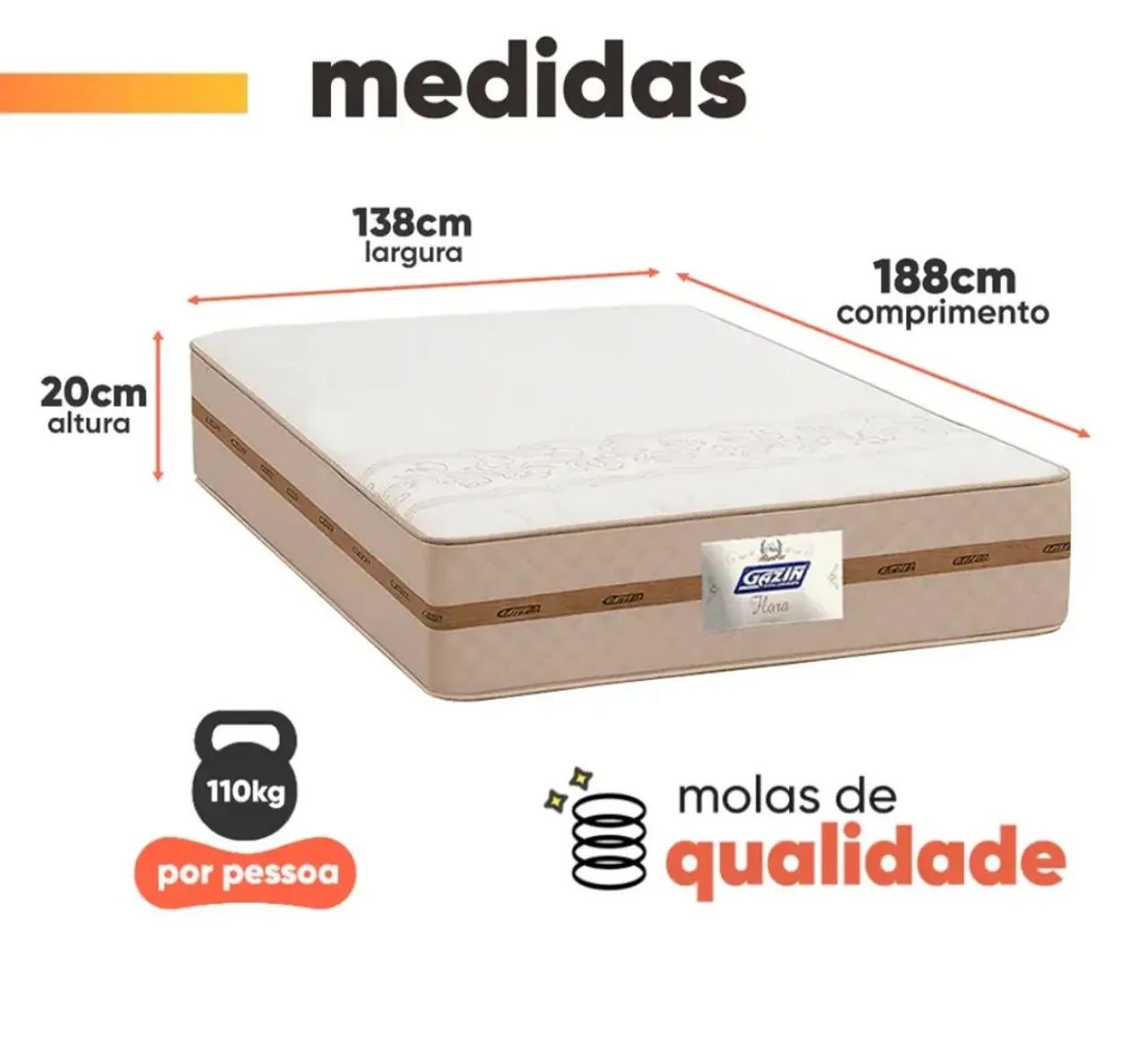 Cama box + colchão+ cabeceira  - Foto 2