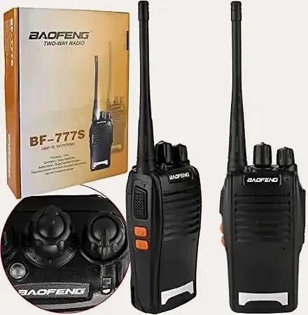 Rádio Comunicador Baofeng 777s Walkie Talkie com 2 unidades à venda
