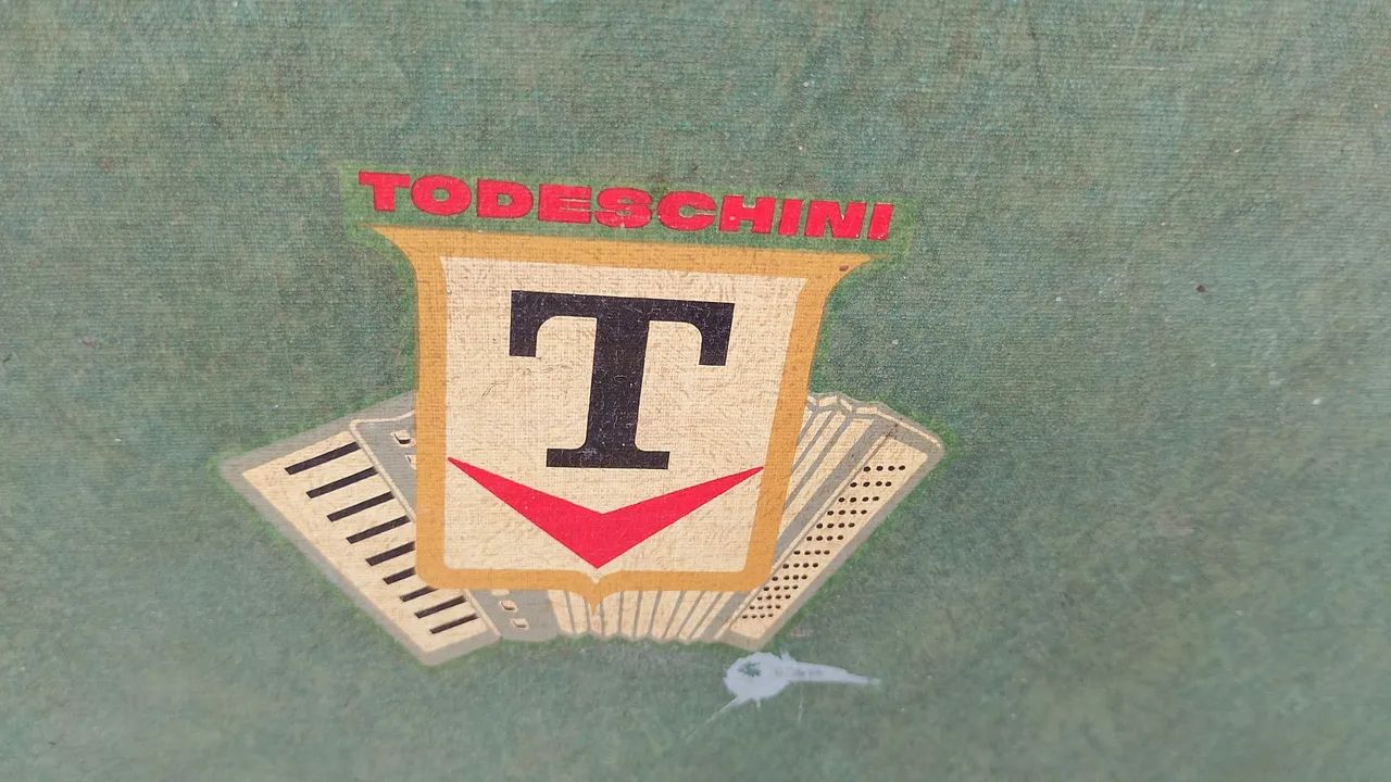 Sanfona Case Todeschini, Caixa Vintage Antiga  - Foto 3